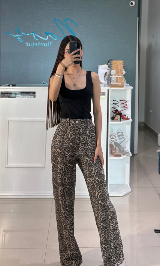 Pantalon Leopardo